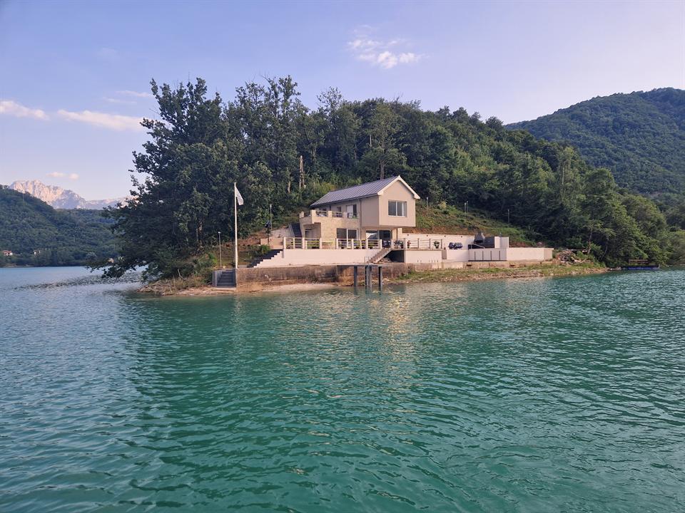 Happyland property on its private peninsula